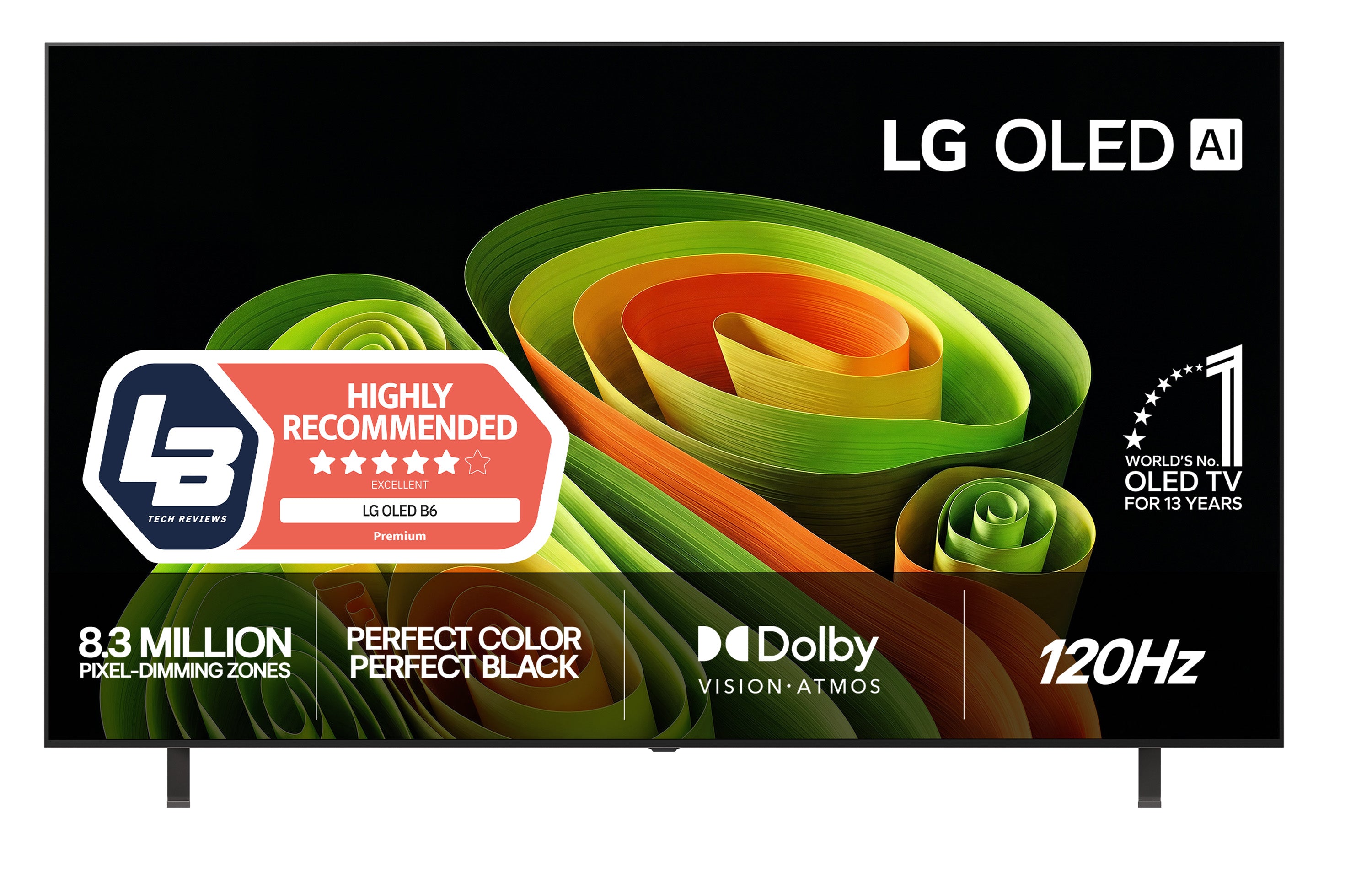 LG OLED B6E 4K OLED-TV 83 tum
