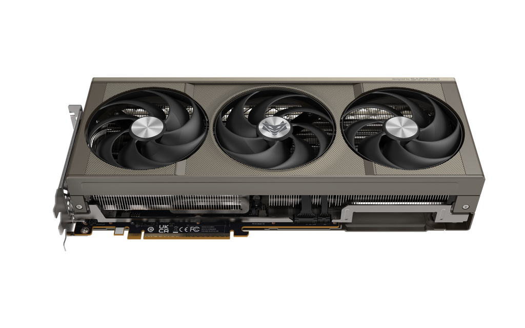 Sapphire NITRO+ Radeon RX 9070 OC 16 GB anslutningar och kylare
