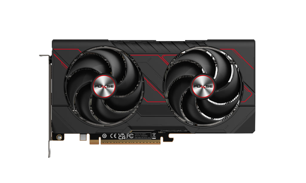 Sapphire Pulse Radeon RX 9060 XT OC 16 GB framifrån
