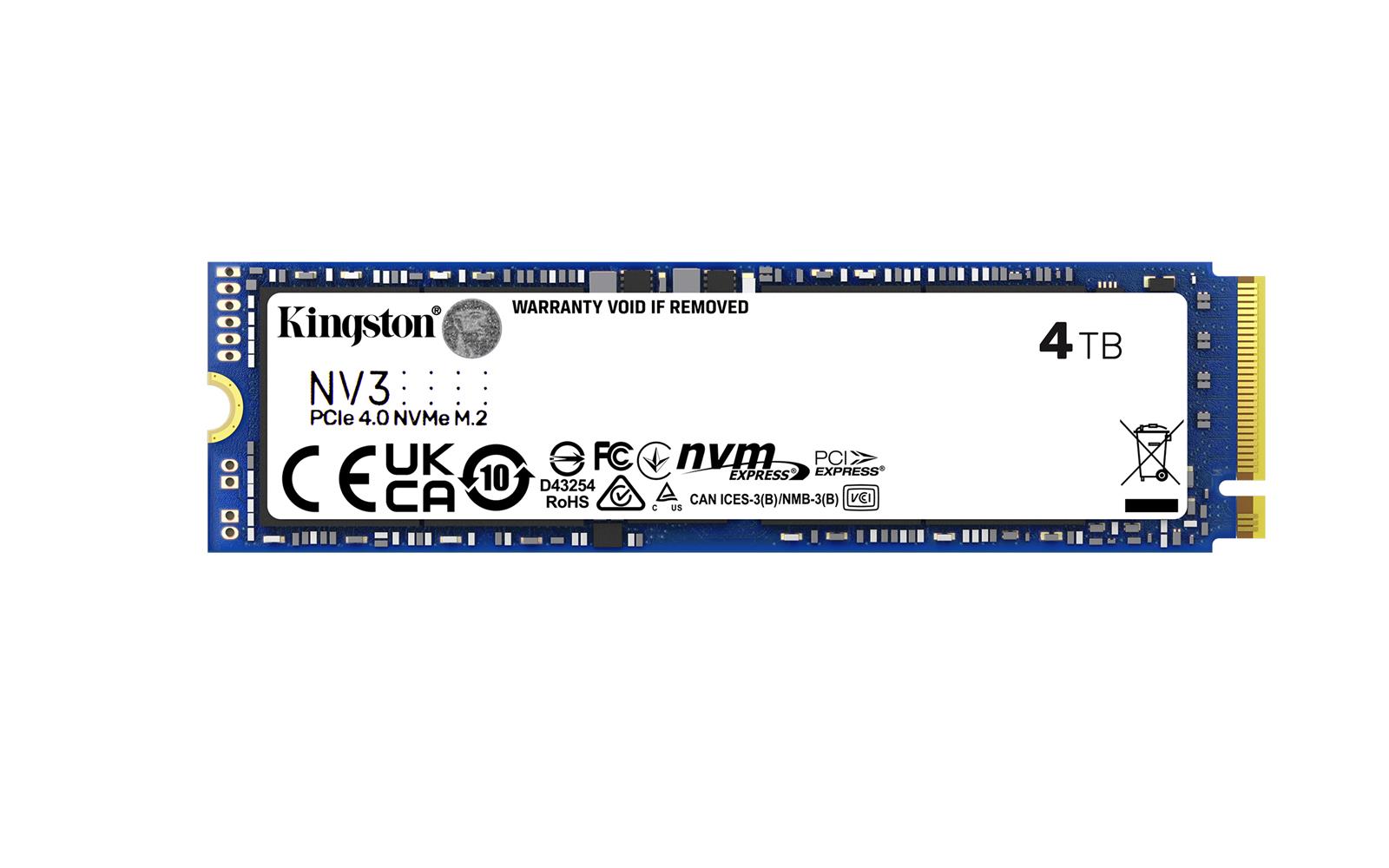 Kingston NVME m.2 2280 500GB - 4TB
