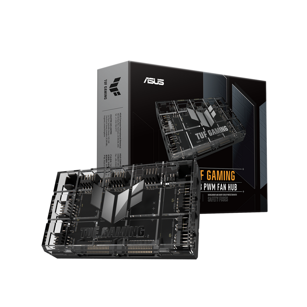 TUF ARGB HUB + PWM Fan 6 Fläktar