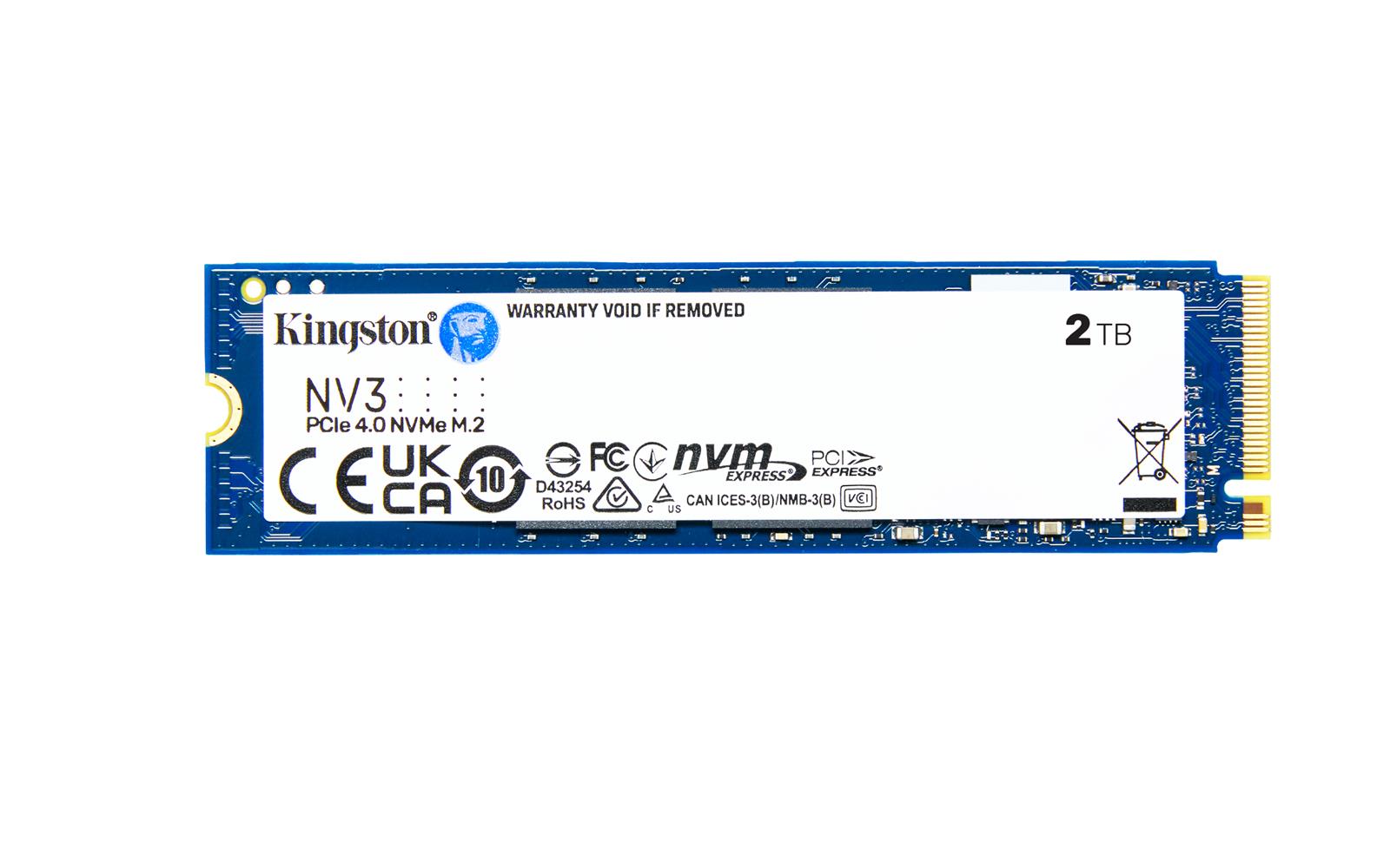 Kingston NVME m.2 2280 500GB - 4TB