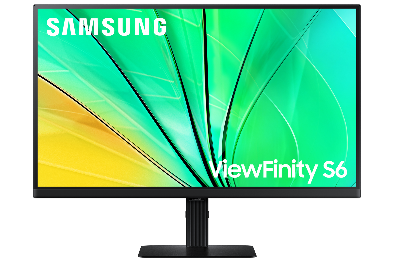 Samsung ViewFinity S6 27-tums bildskärm sedd framifrån