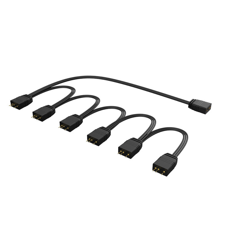 Akasa 1 till 6 ARGB Splitter 85cm
