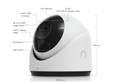 Ubiquiti UniFi Protect G6 Turret 4K-kamera i vit färg