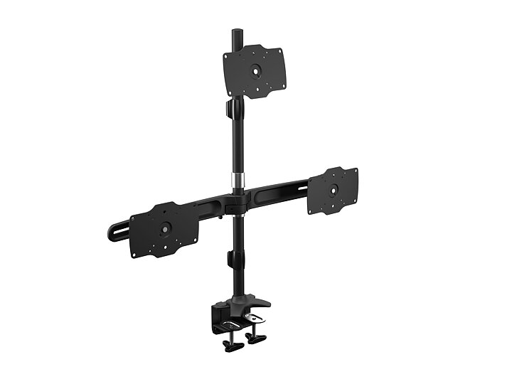 Multibrackets M VESA Desktopmount Triple Desk Clamp för tre skärmar 24–34 tum