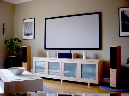 Euroscreen Frame Vision Flexwhite 16:9