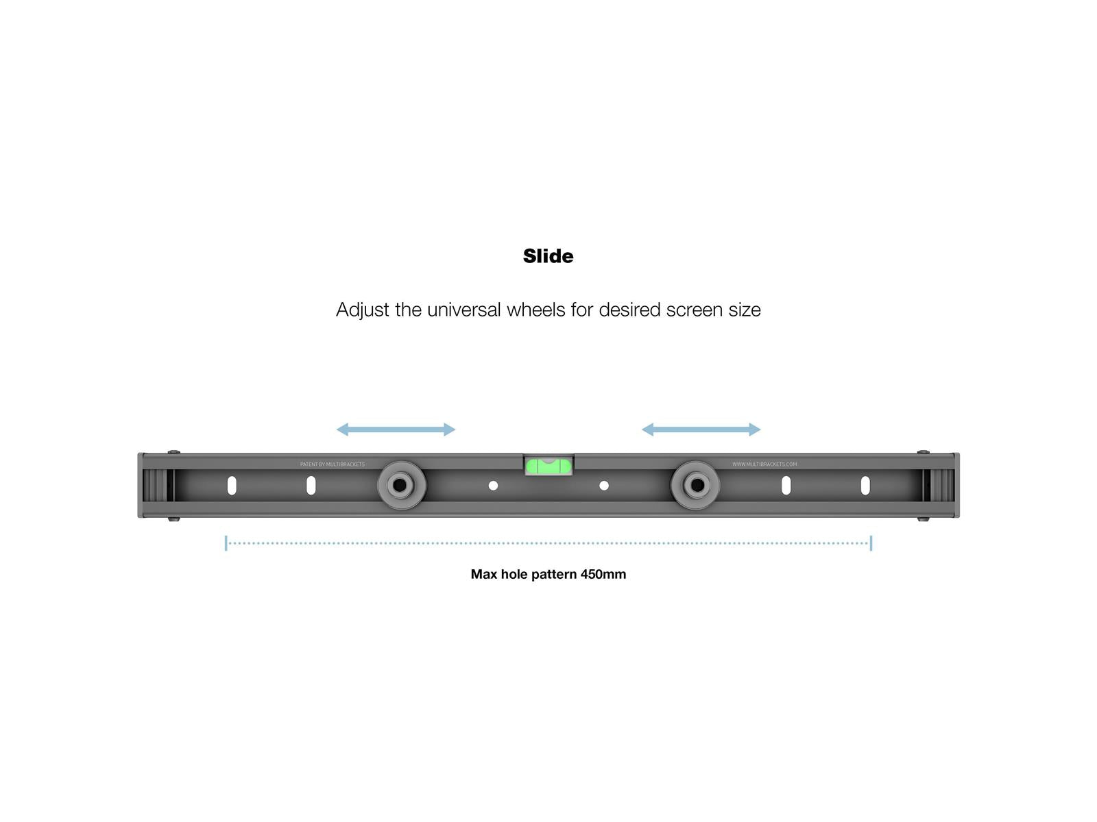 Multibrackets universal väggfäste