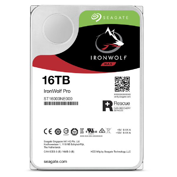 Seagate Ironwolf PRO NAS HDD