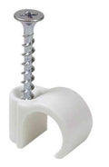 Skruvklammer 7–10 mm, vit