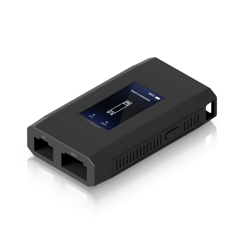 Ubiquiti SFP Wizard med SFP- och QSFP-uttag