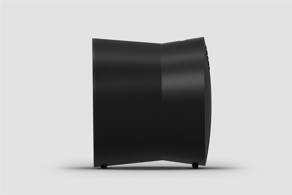 Sonos Era 300 i svart sedd från sidan