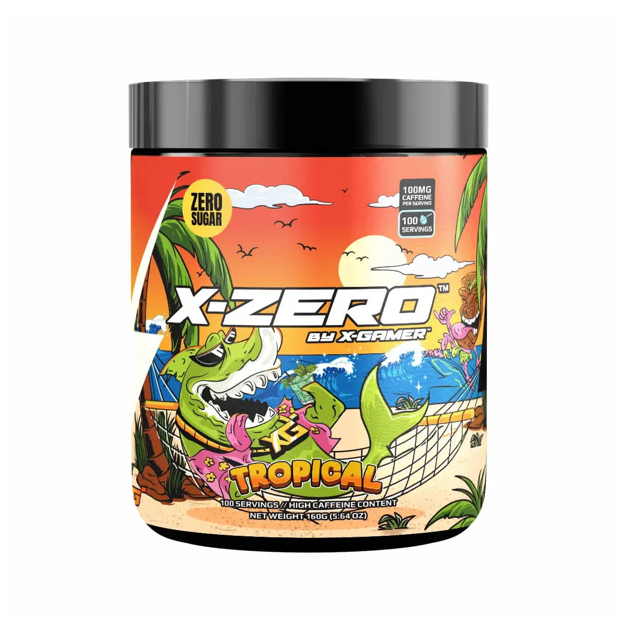 X-Gamer Energipulver X-Zero 160g burk