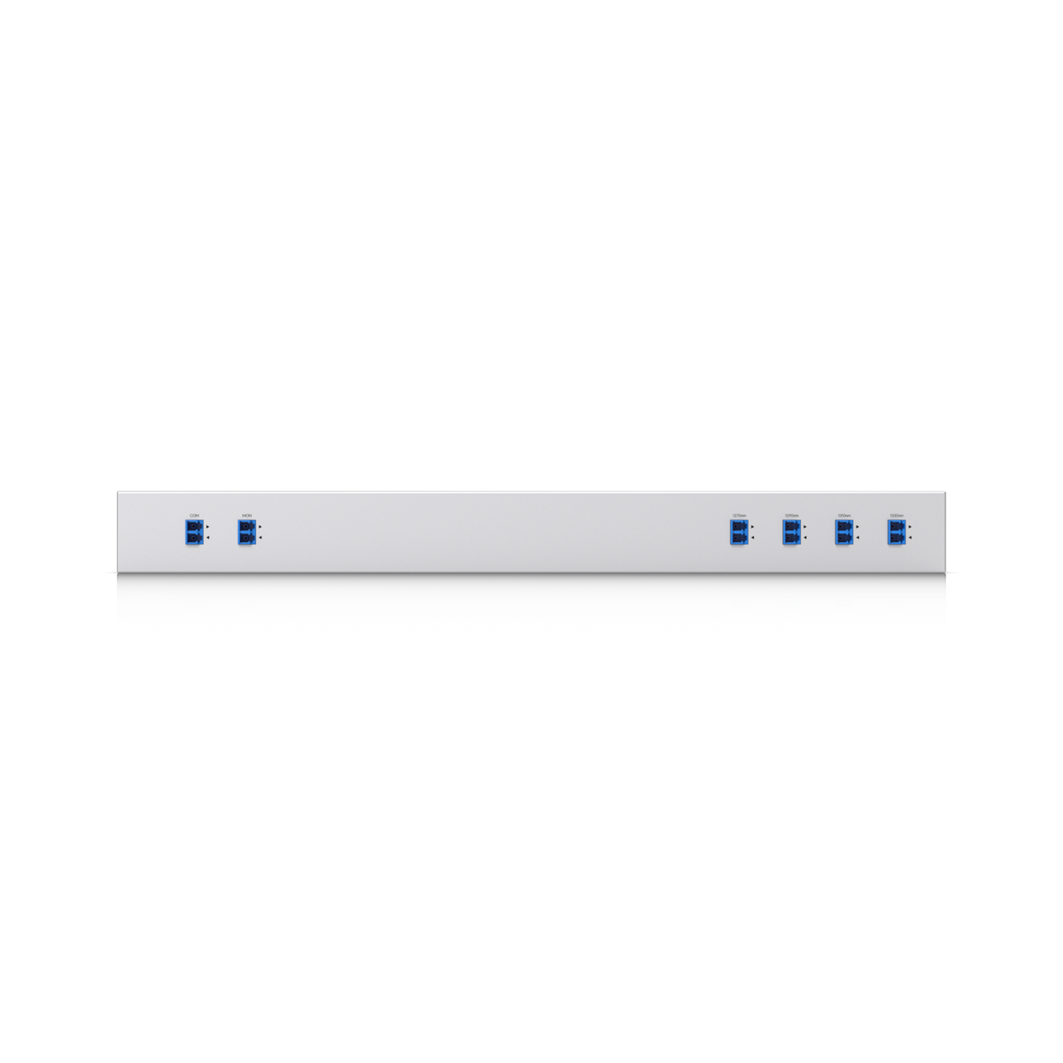 Ubiquiti CWDM Mux Demux 4 frontpanel med LC/UPC-portar