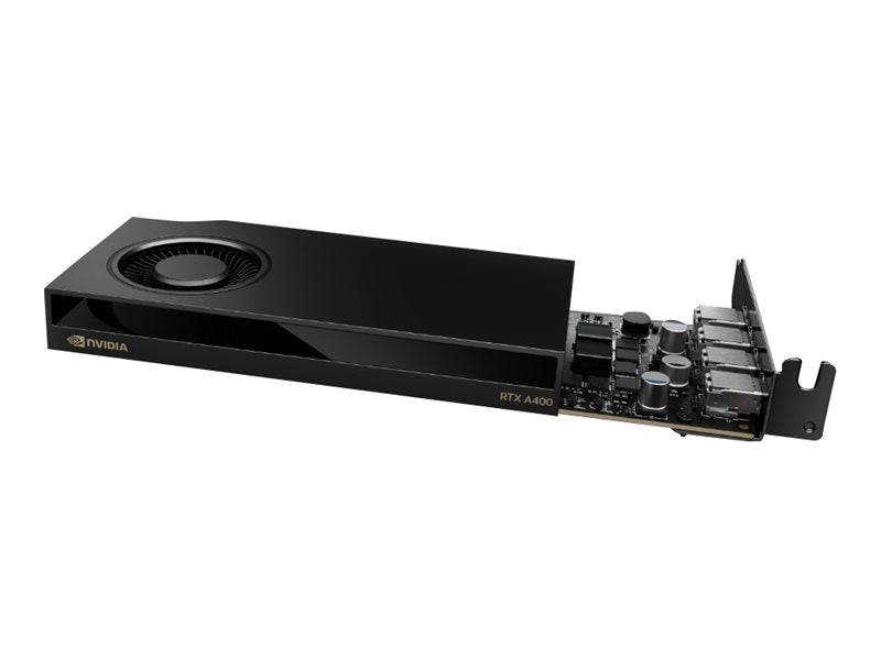 NVIDIA RTX A400 4 GB bulkförpackat lågprofilgrafikkort med fyra Mini DisplayPort