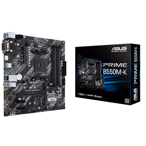 ASUS PRIME B550M-K AM4 micro-ATX-moderkort