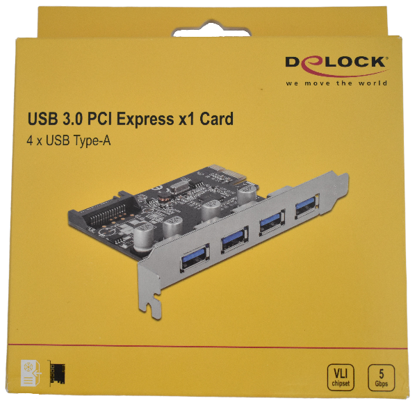 Delock USB 3.0 x 4 Pci-express