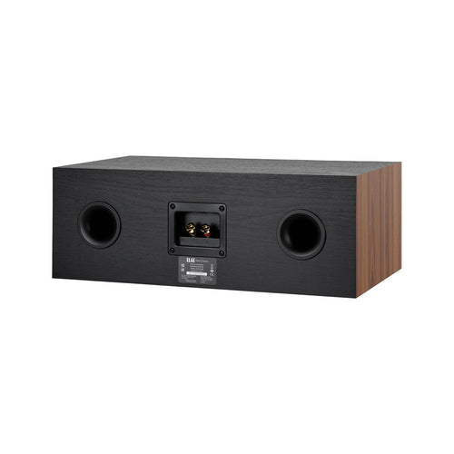 ELAC Debut C5.3 Walnut centerhögtalare bakifrån