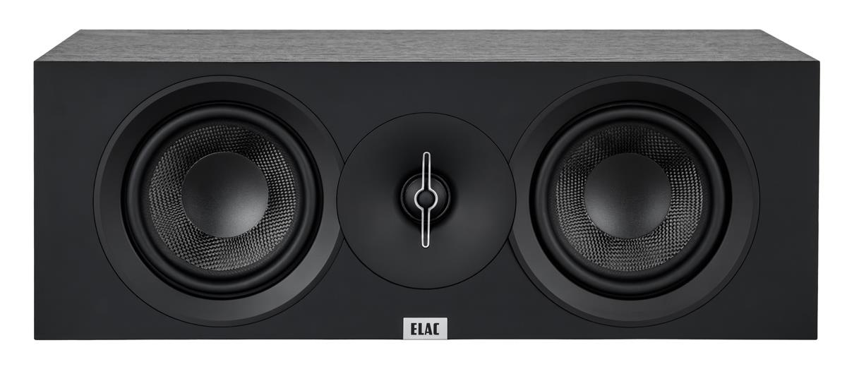 ELAC Debut C5.3 Black centerhögtalare framifrån utan frontskydd
