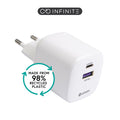 eSTUFF INFINITE USB-C-laddare EU PD 67W GaN