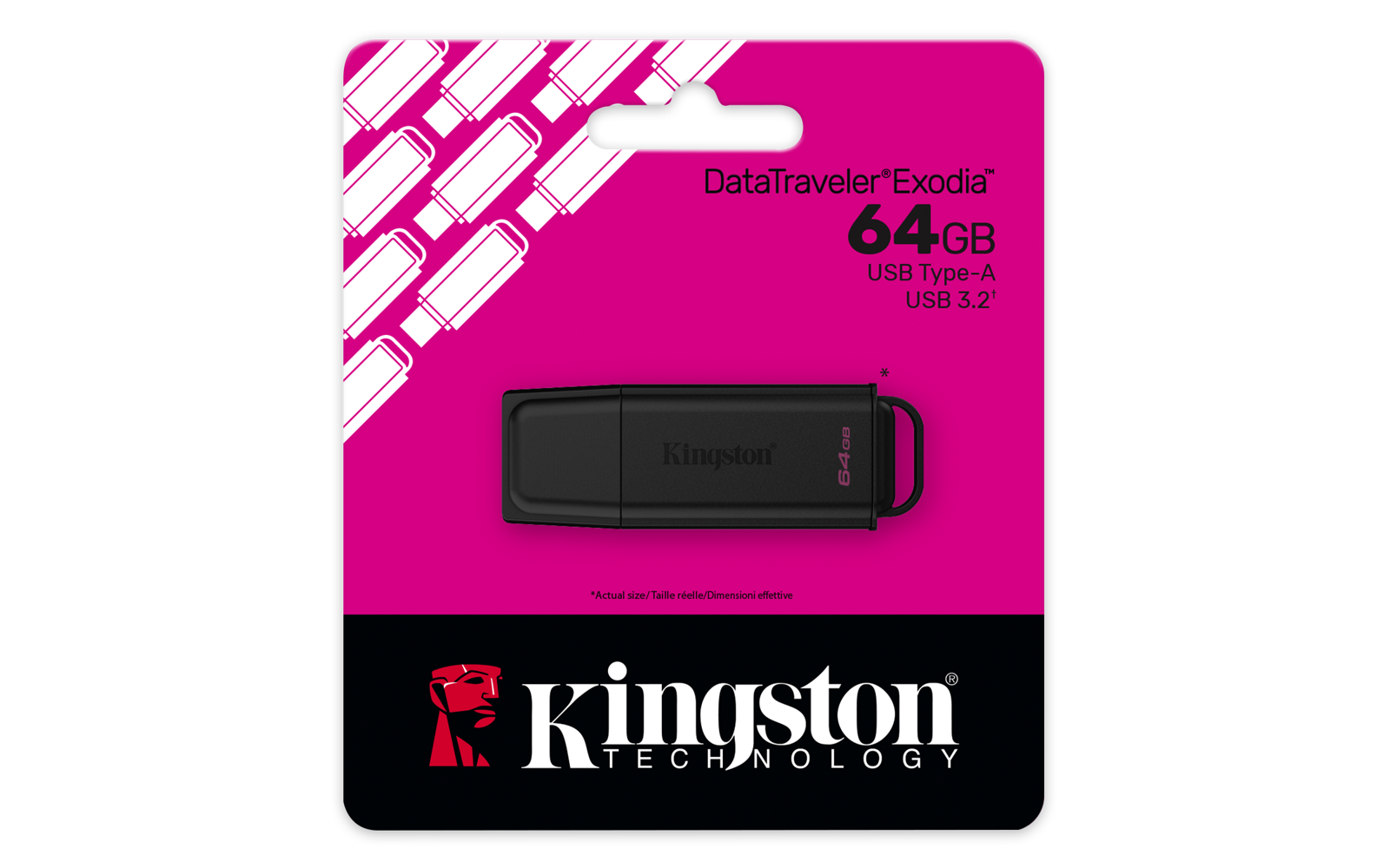 Kingston DataTraveler Exodia G2 USB-minne, 64–512 GB