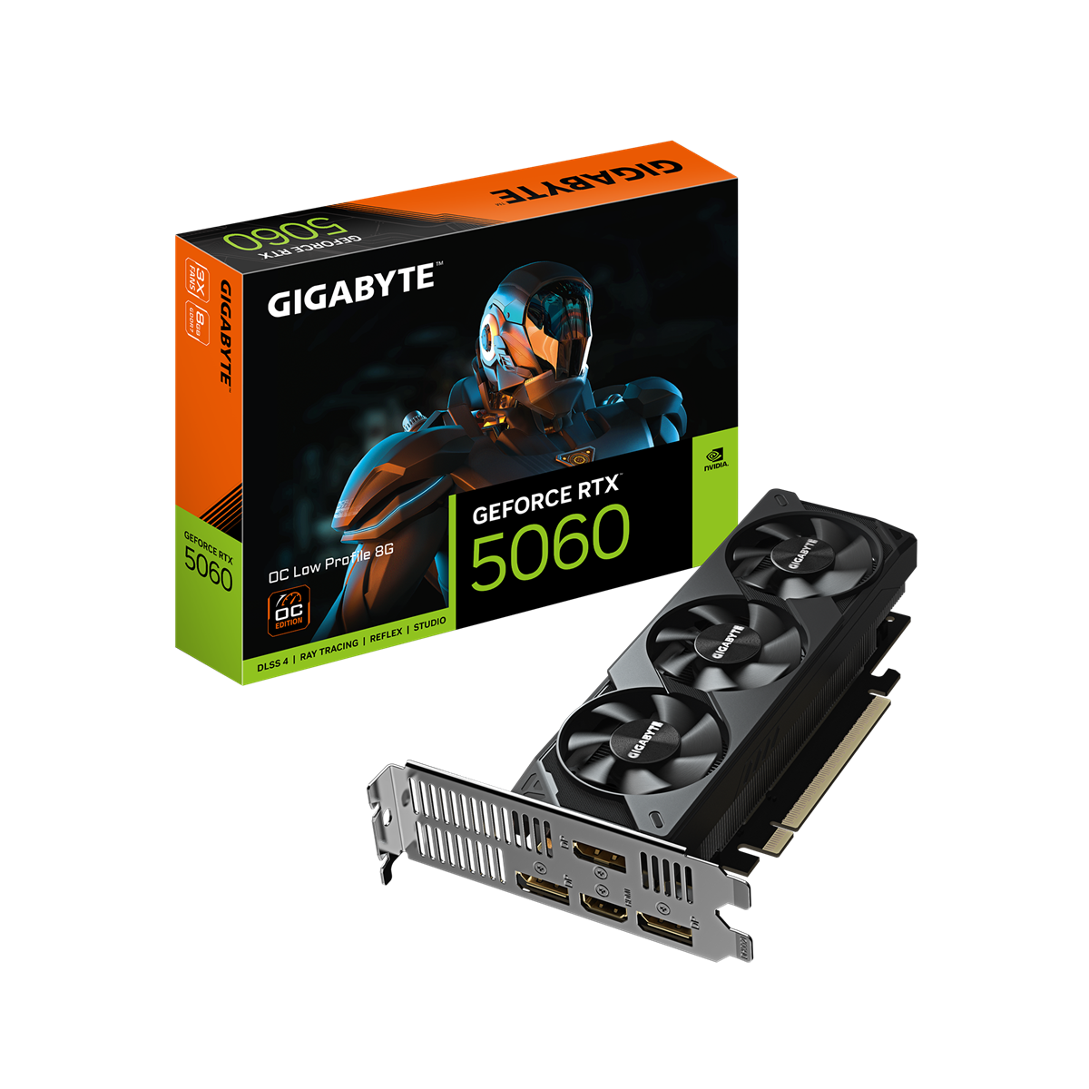 Gigabyte GeForce RTX 5060 OC Low Profile 8 GB produktbild 1