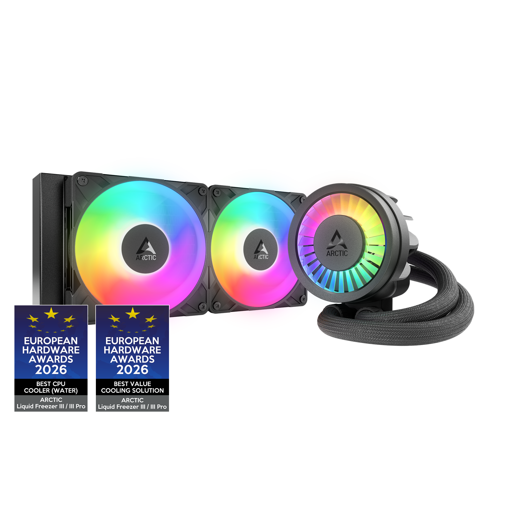ARCTIC Liquid Freezer III Pro 240 A-RGB Black – produktbild