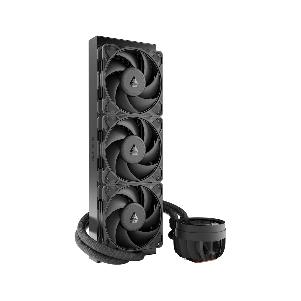 ARCTIC Liquid Freezer III Pro 360 Black – produktbild i vinkel