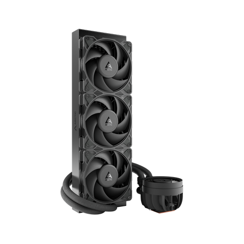 ARCTIC Liquid Freezer III Pro 360 Black – produktbild i vinkel