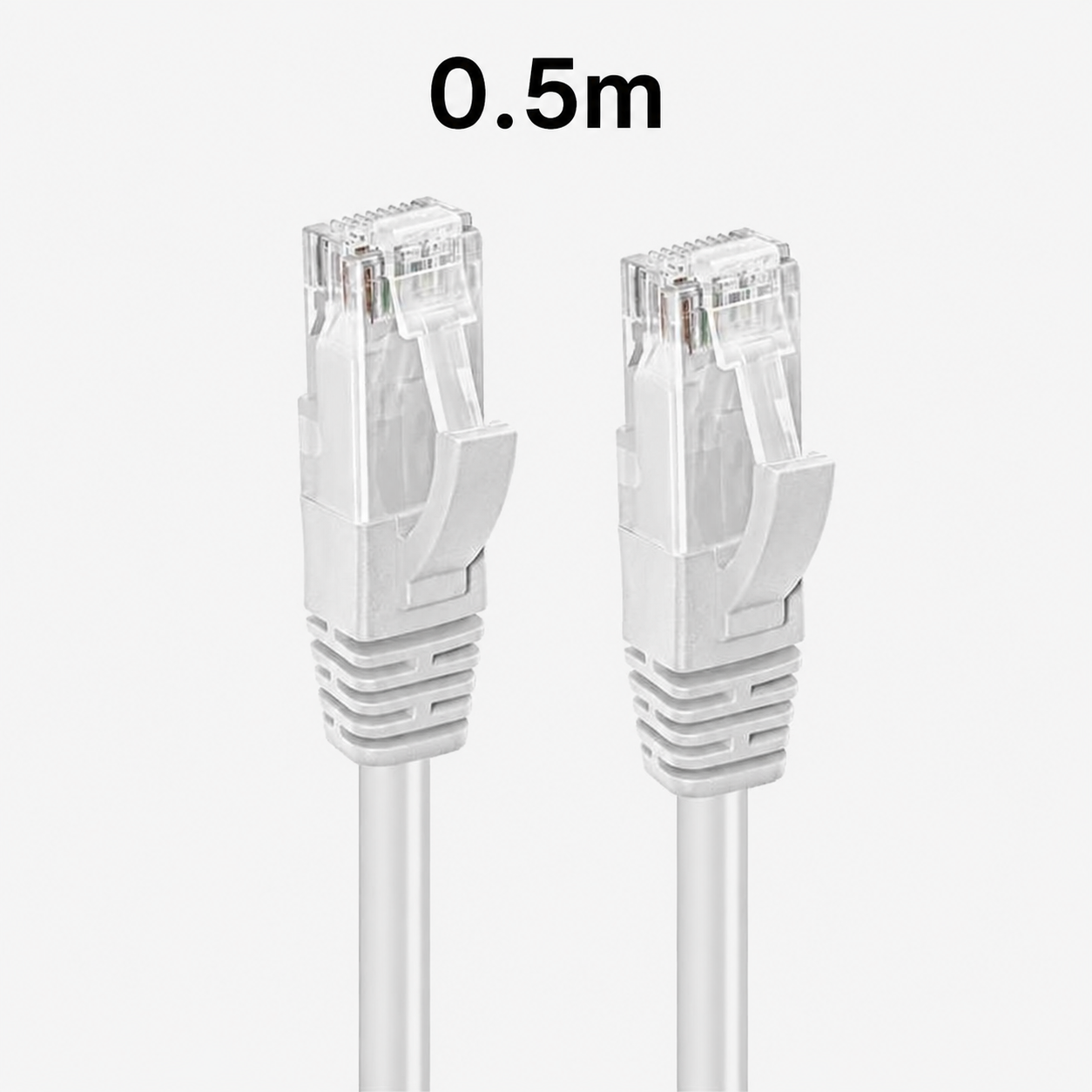 Vit MicroConnect Cat6a U/UTP-patchkabel, 0,5 m