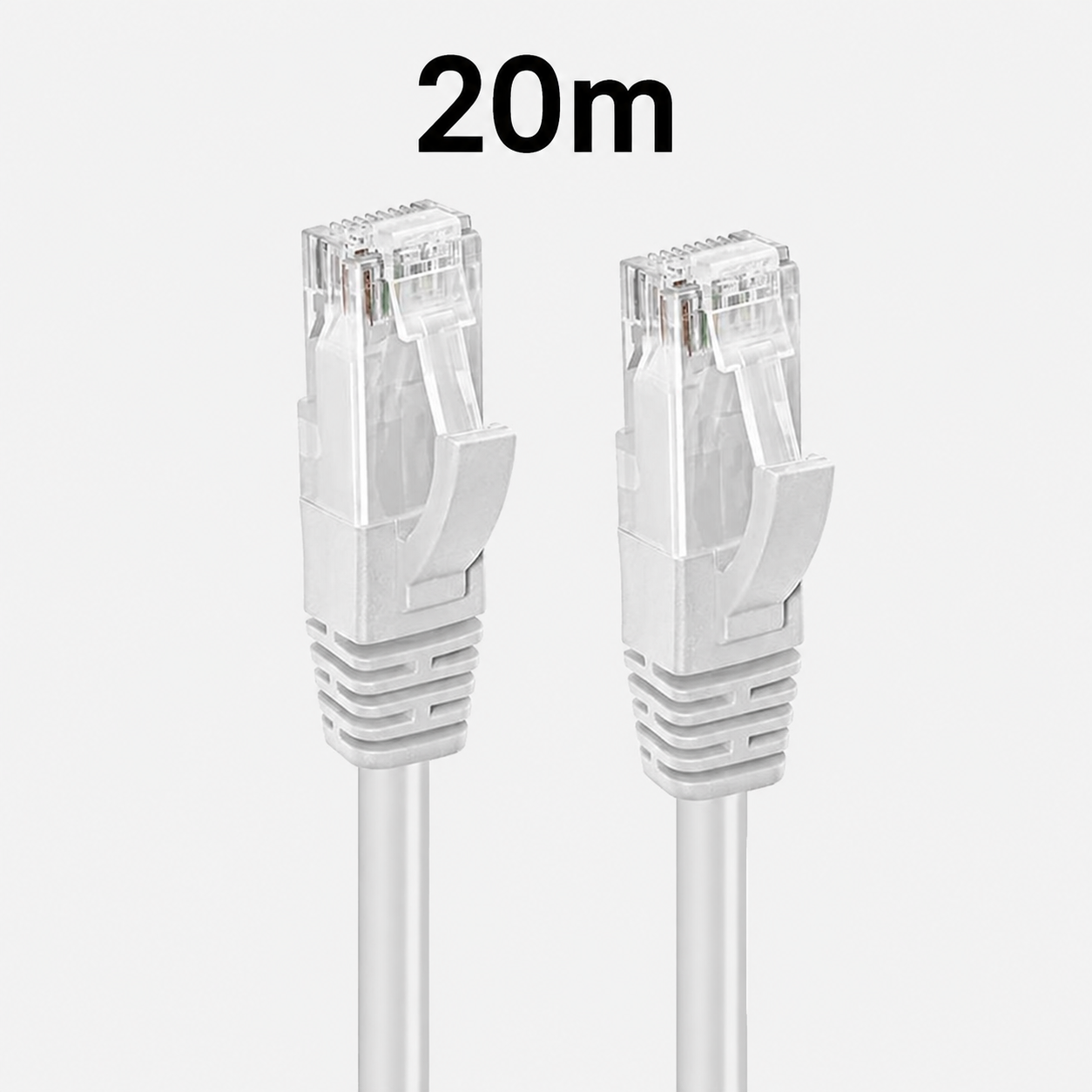Vit MicroConnect Cat6a U/UTP-patchkabel, 20 m