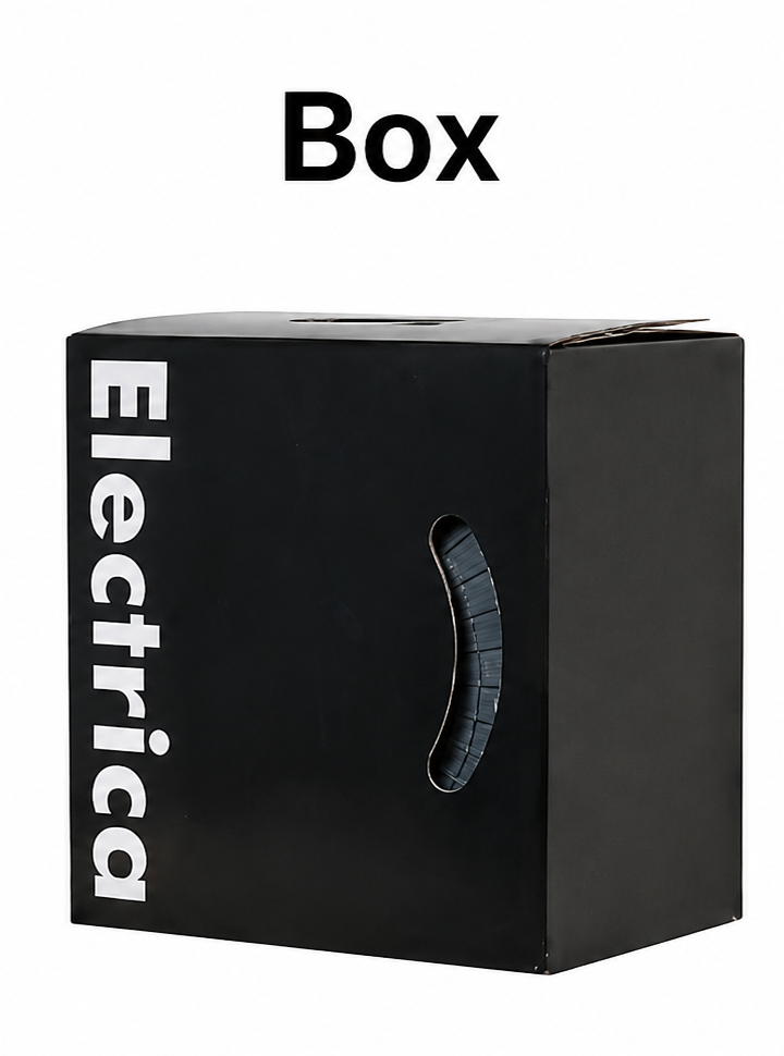 Box med vit RQQ 3G1,5 mm² anslutningskabel