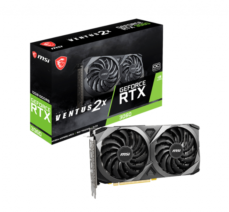 GeForce RTX 3060 Ventus 2x 12G OC