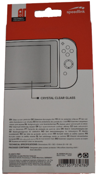 Speedlink Glance pro glasskydd för switch