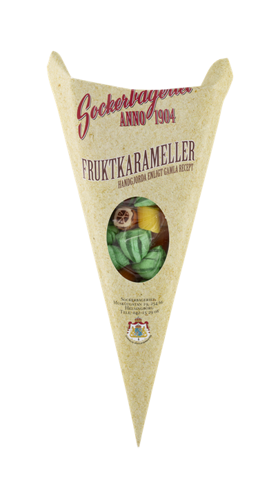 Fruktkarameller 100g Strutförpackning