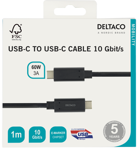 USB-C to USB-C Cable 10 GBit/s