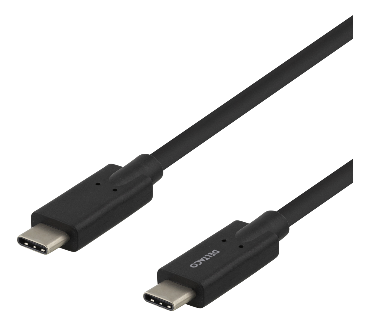 Deltaco USB-C - USB-C kabel 2m