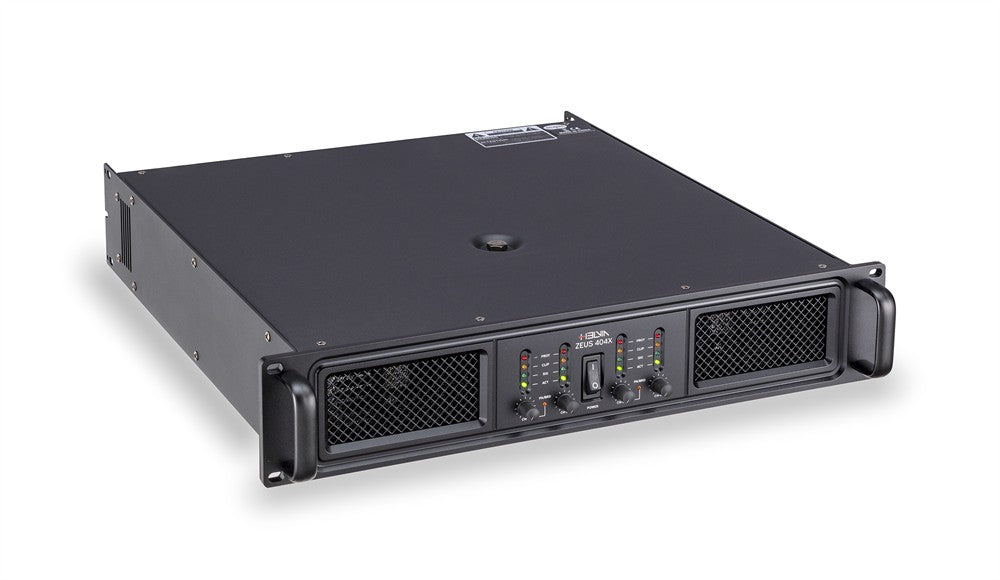 Helvia ZEUS 404X – 4-kanaligt Class-H slutsteg 4 × 400 W