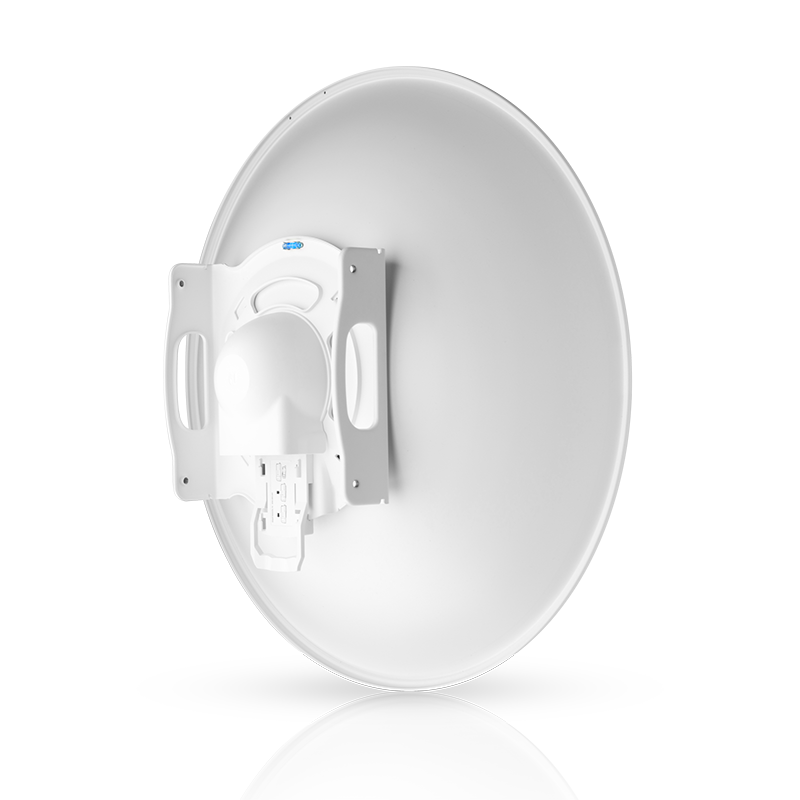 Ubiquiti AF-5G30-S45 – exakt parabolantenn, produktbild 2. Radio som eventuellt visas är installationsexempel och ingår inte.