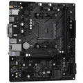ASRock B550M-HDV micro-ATX-moderkort för AMD AM4, framsida med två DDR4-platser