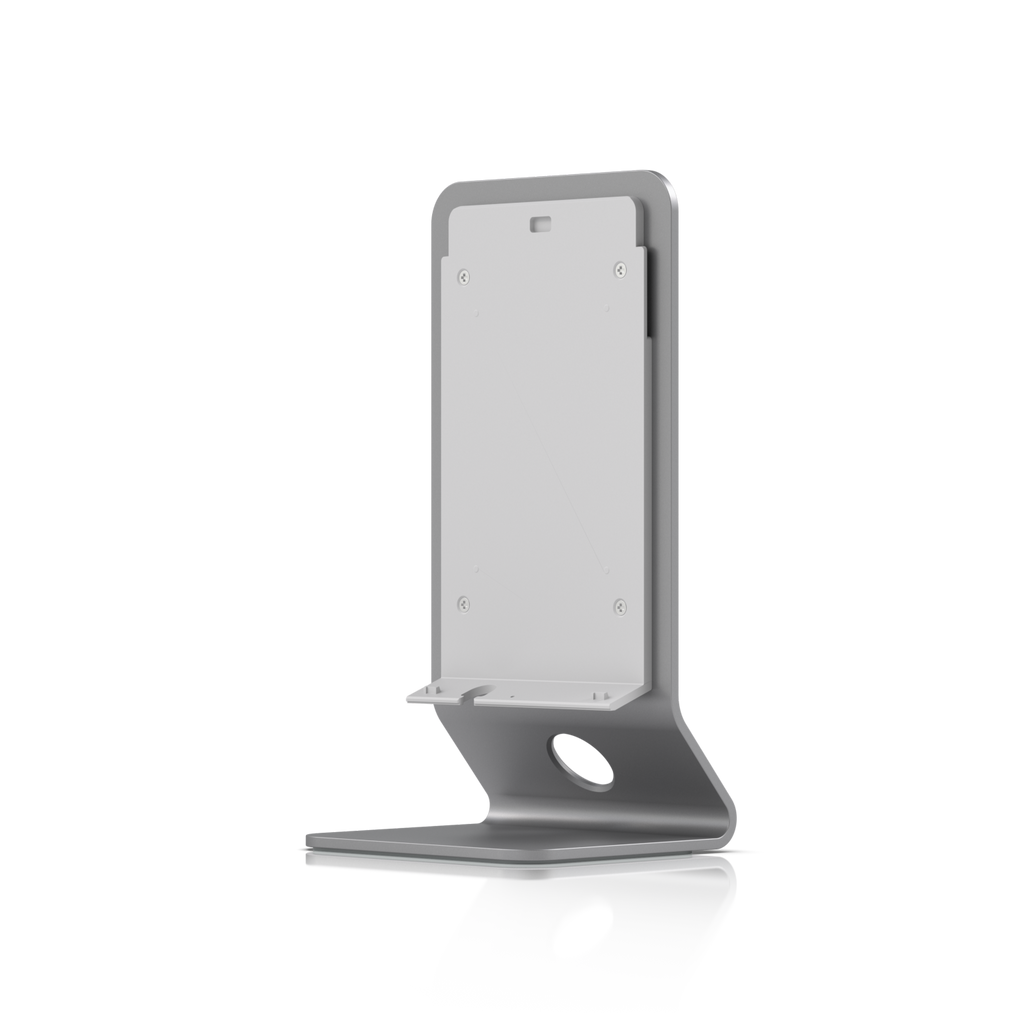 Ubiquiti U7 Pro Wall Table Stand bordsstativ, snett framifrån – accesspunkt ingår inte
