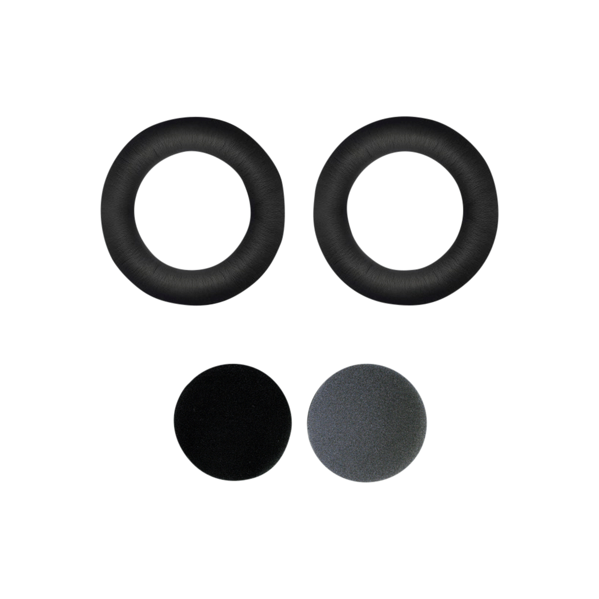 Beyerdynamic EDT 1770D original öronkuddar i svart läderliknande material, MPN 916323, par med skumskivor