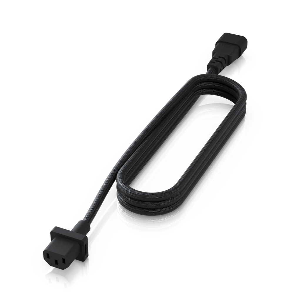 Ubiquiti C13–C14 strömkabel – flätad kabel, 1,8 m