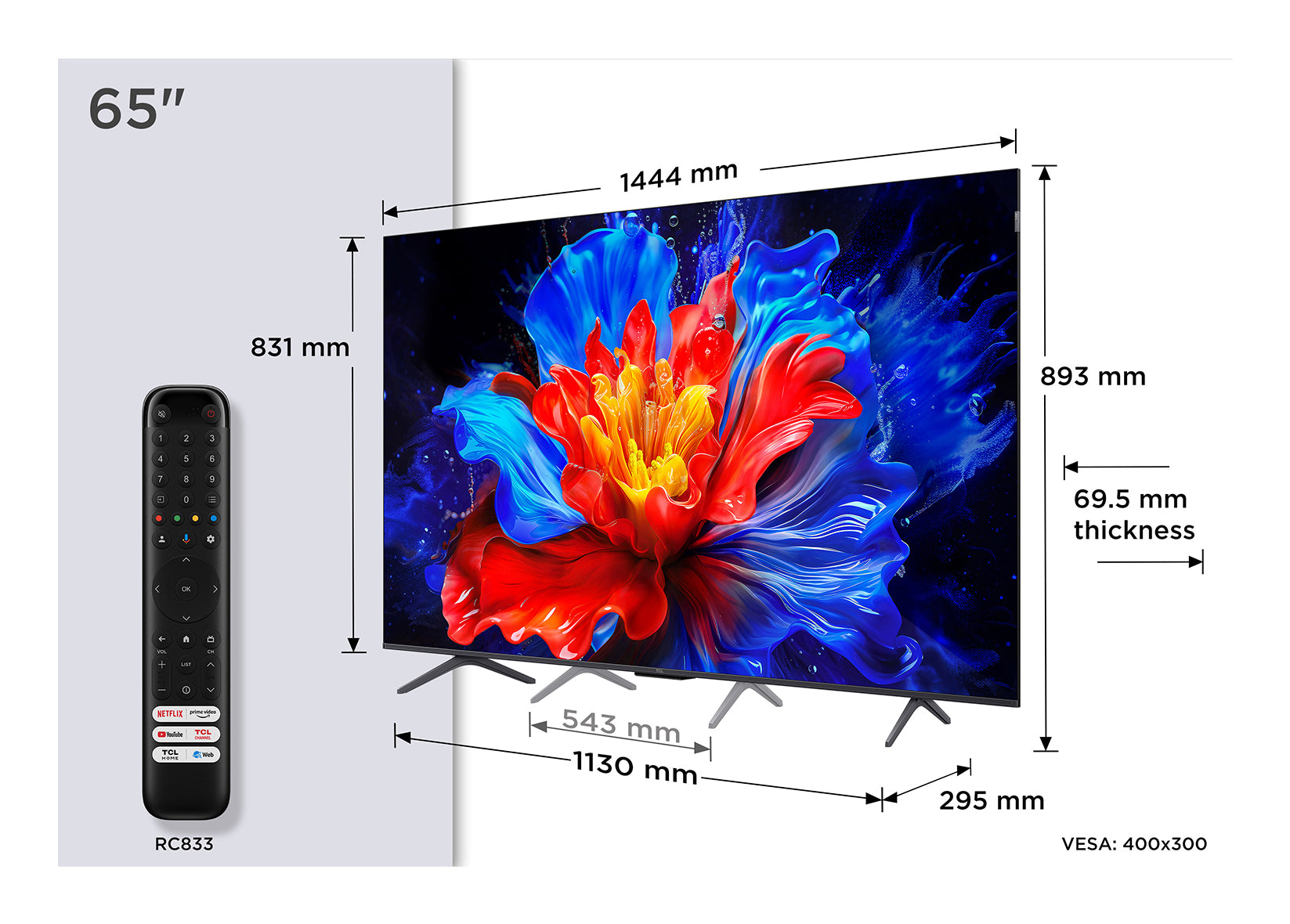 Nyhet TCL P8K 55" - 85"