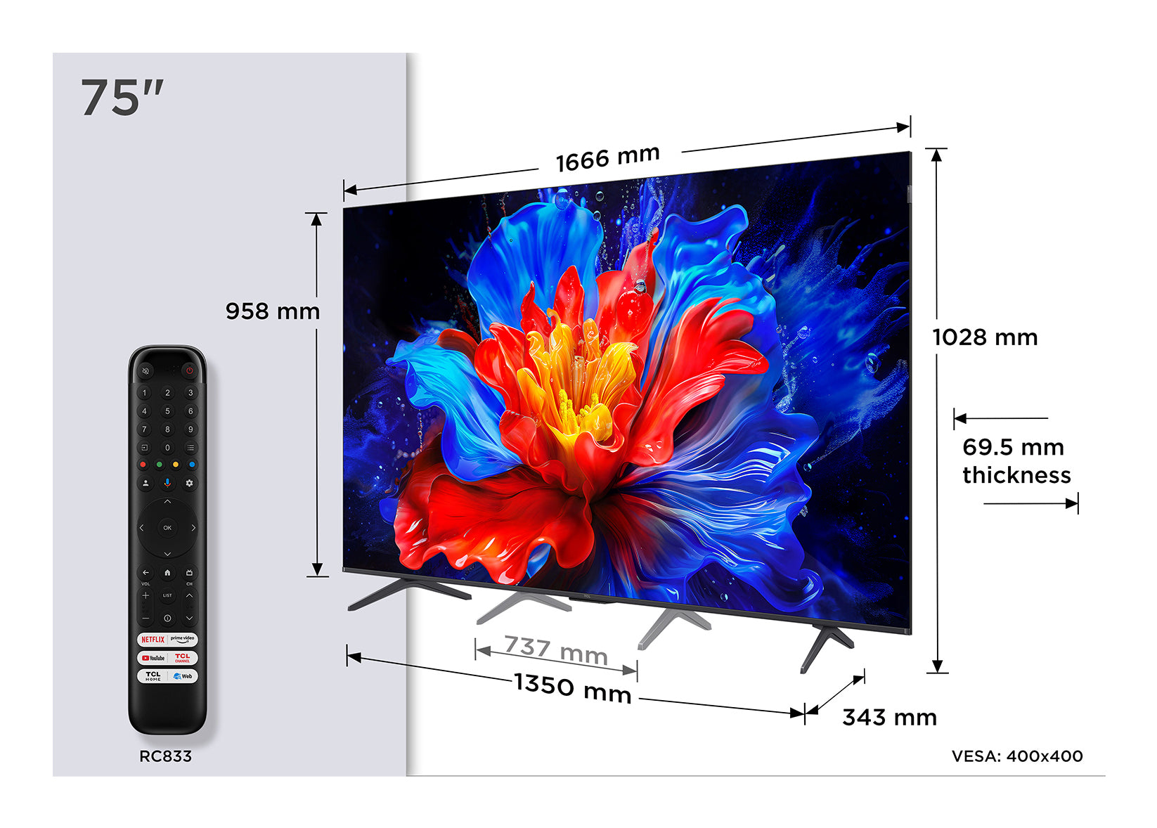Nyhet TCL P8K 55" - 85"