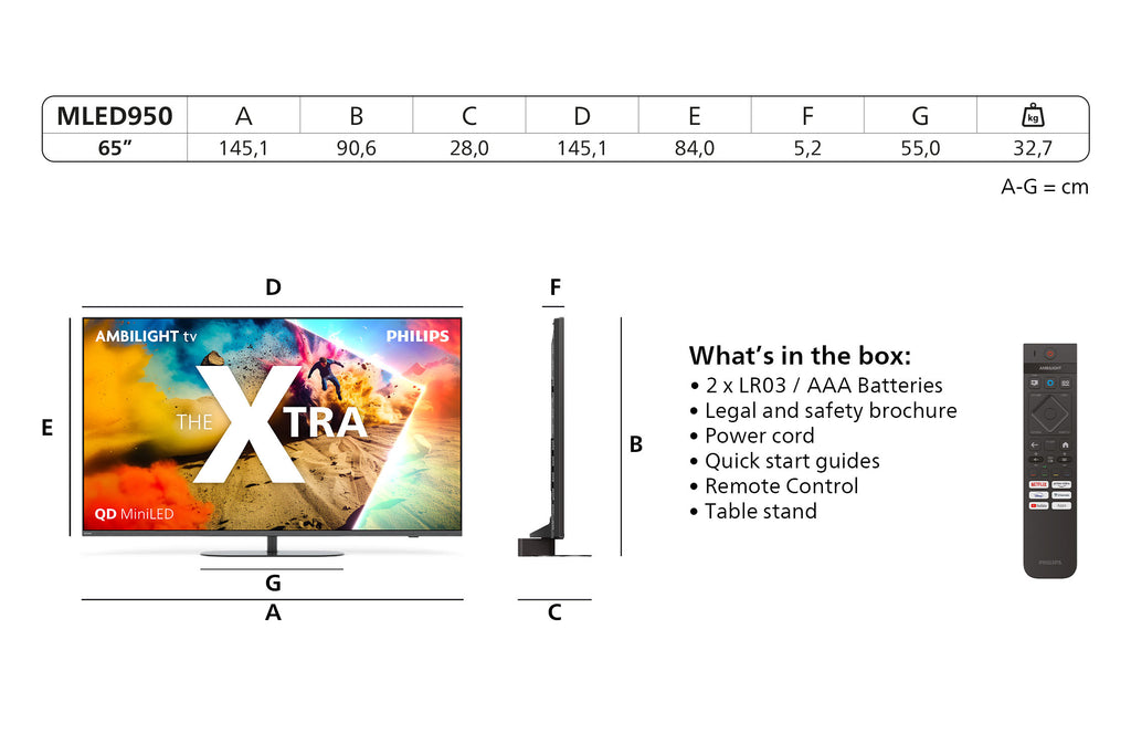 Philips The Xtra Quantum dot mini LED
