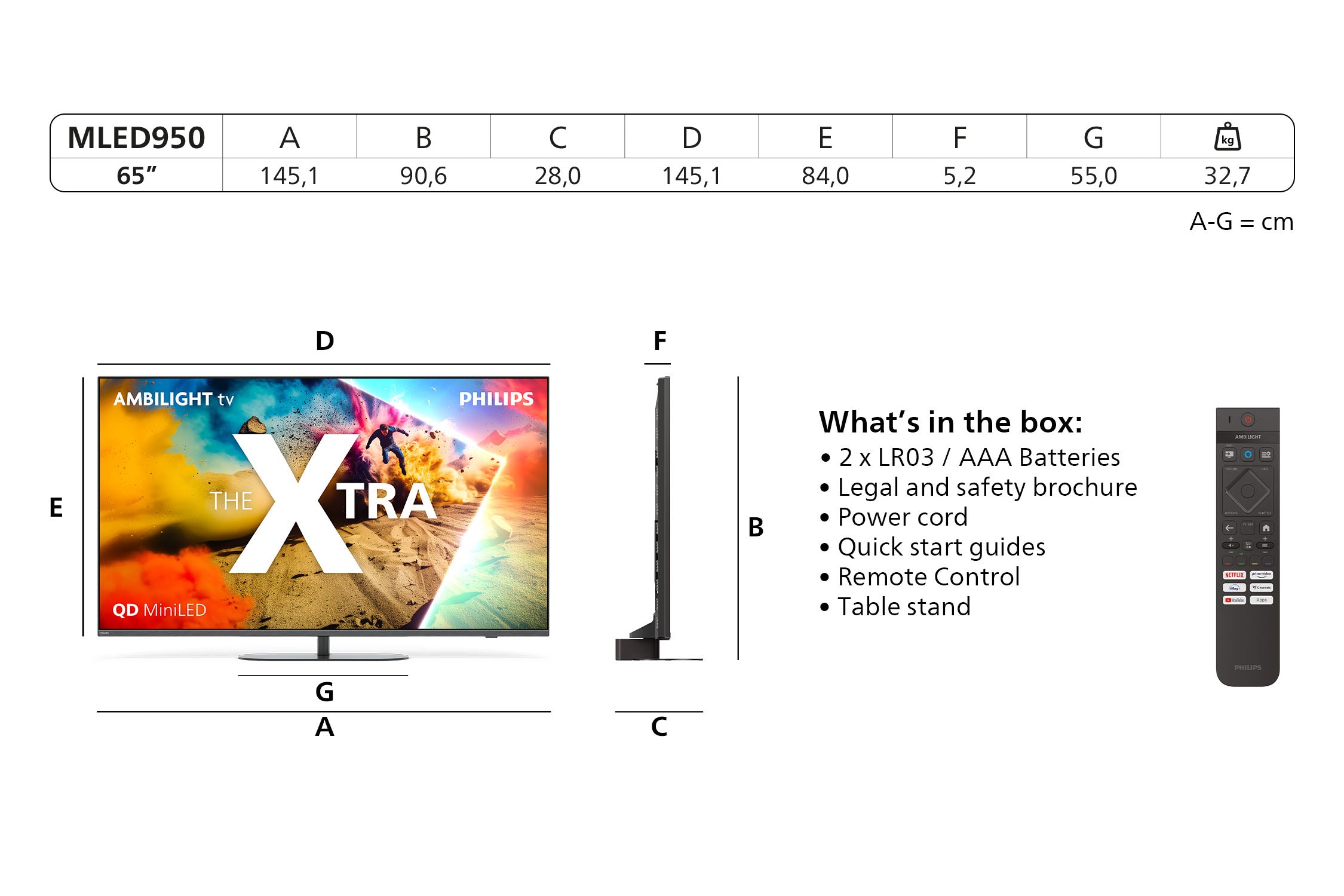 Philips The Xtra Quantum dot mini LED