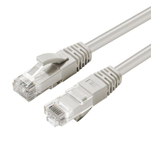 MicroConnect grå Cat6 U/UTP LSZH-kabel, modellbild för UTP601, UTP602 och UTP605