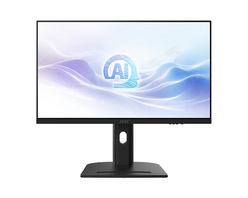 MSI Modern AM273QP AI 1UM-061EU i svart, framifrån med QHD-skärm