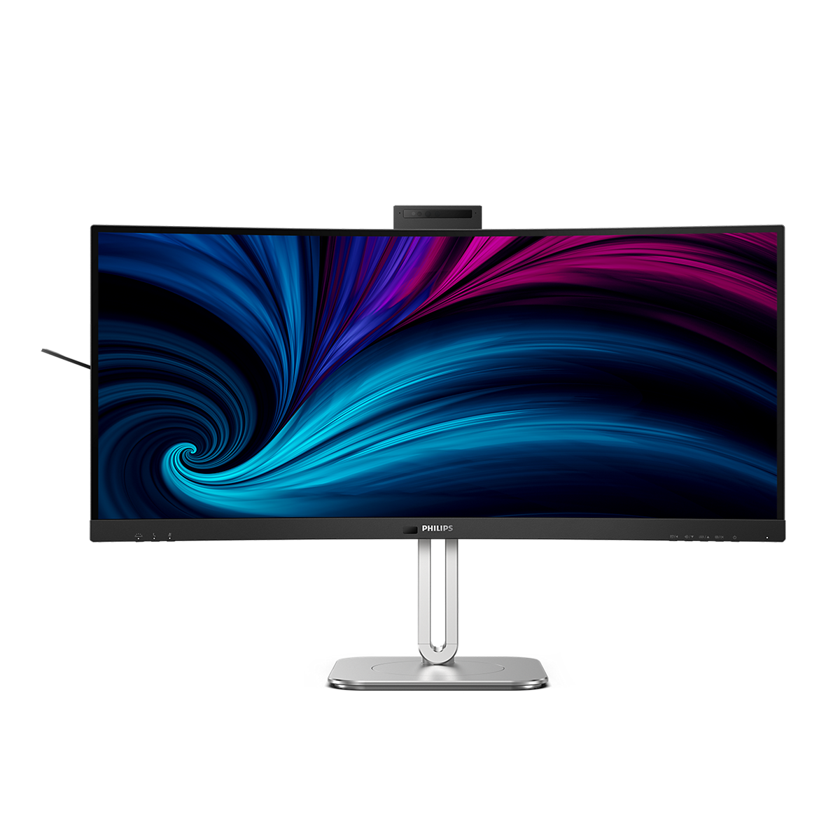 Philips 34B2U6603CH 34-tums WQHD Thunderbolt 4-dockningsskärm framifrån